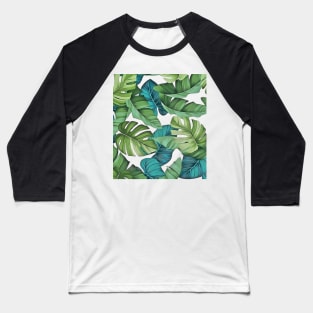 HowTo. Tropical Leaves Baseball T-Shirt